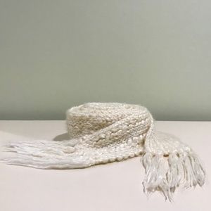 Forever 21 Extra Long Knitted Scarf w/ Fringe